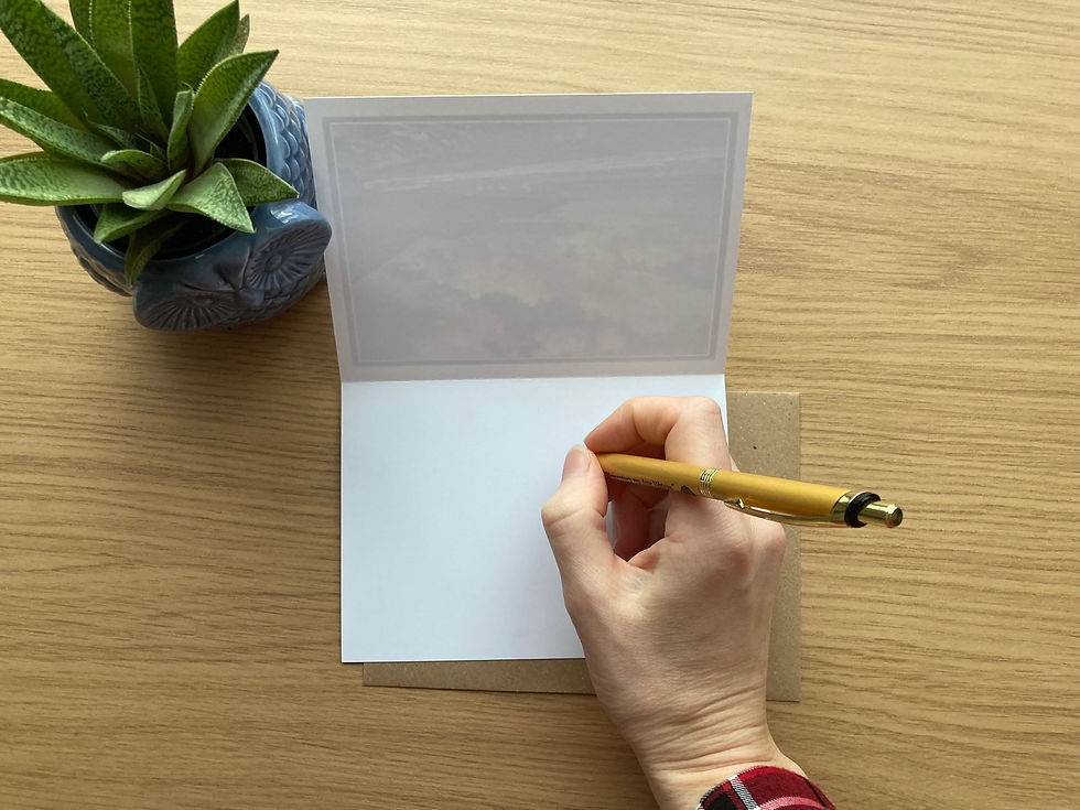 Thumbnail: Hand writing any occasion card on the desk