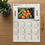 Thumbnail: A4 Size Wall Calendar With Flowers ''Bouquet of Tulips''