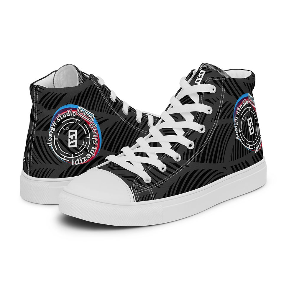 Thumbnail:  Shoes - RB_Black /Men’s - HighTop - canvas/ Idizajn.Shop