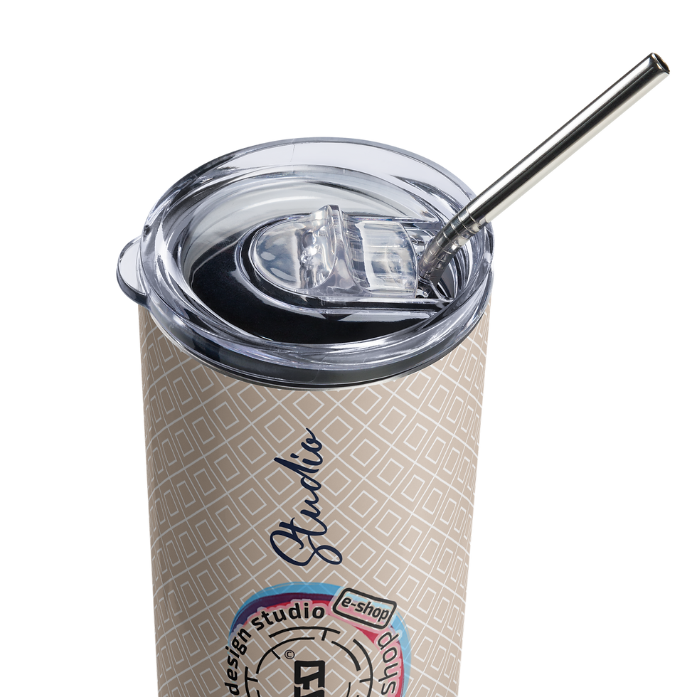 Thumbnail: Stainless steel Tumbler - RB_Idizajn.Shop - Cream