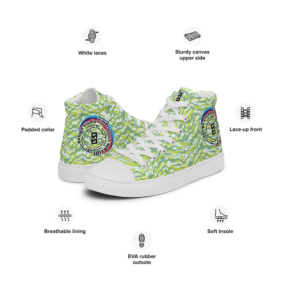 Thumbnail:  Shoes - RB_Camouflage /Men’s - HighTop - canvas/ Idizajn.Shop