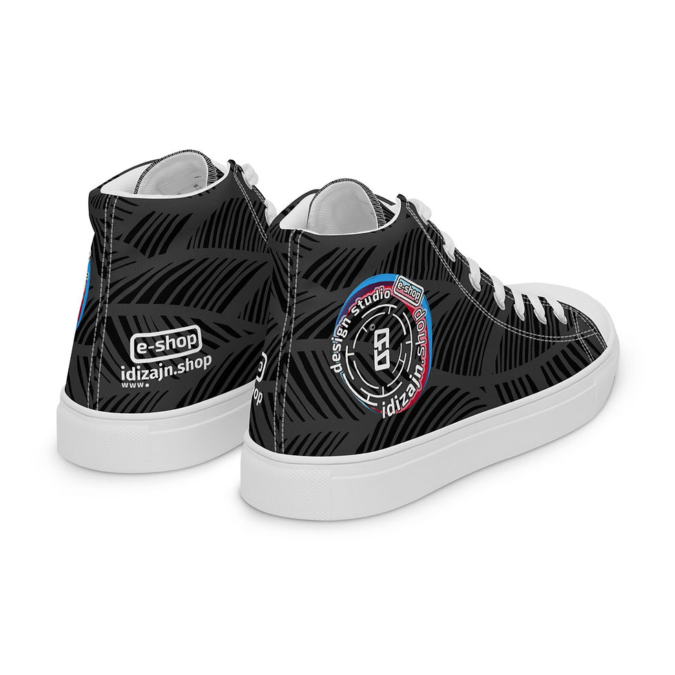 Thumbnail:  Shoes - RB_Black /Men’s - HighTop - canvas/ Idizajn.Shop