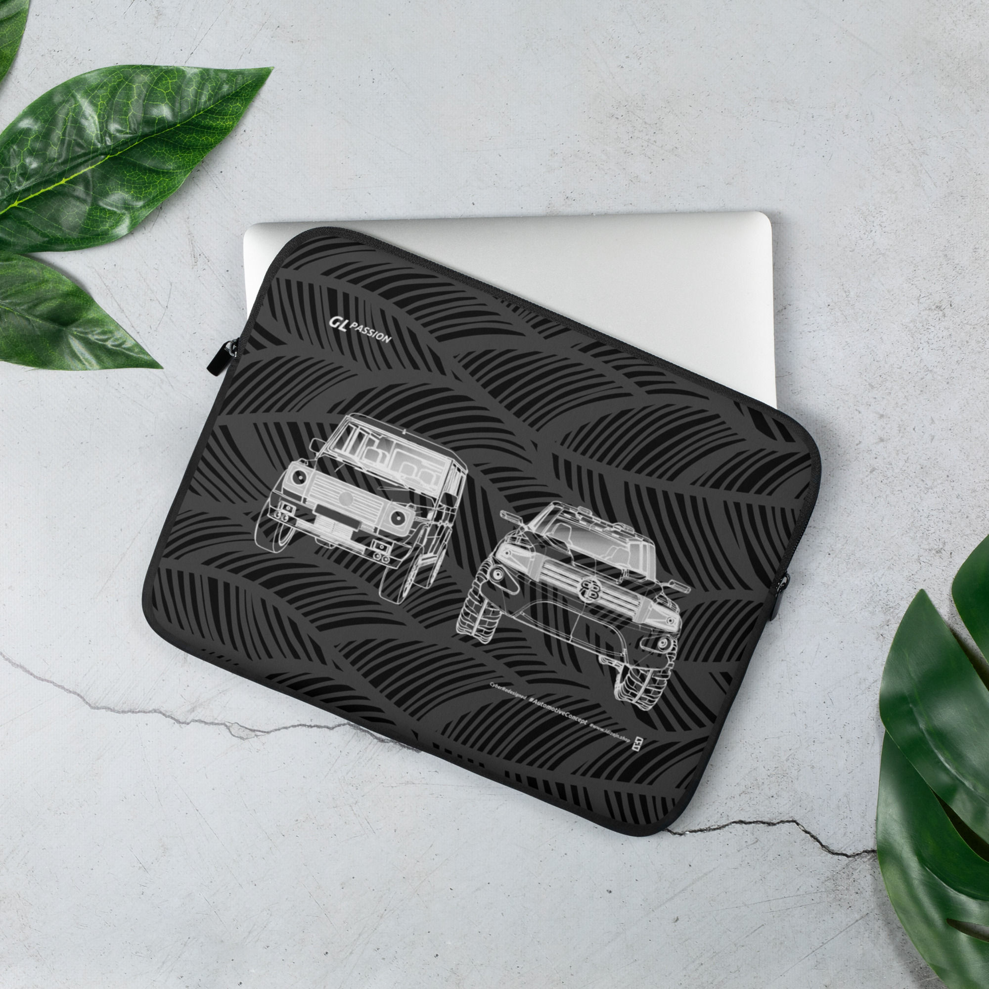 Laptop Sleeve GLpassion CyberRedesigned BK