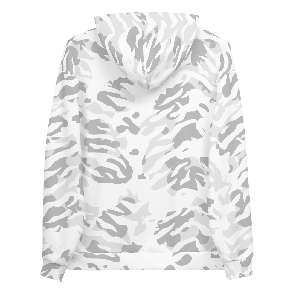 Thumbnail: Camouflage White Hoodie /Unisex-Long-Sleeve/ RB_Idizajn.Shop