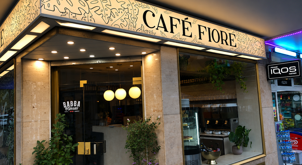 Leuchtreklame Cafe Fioere