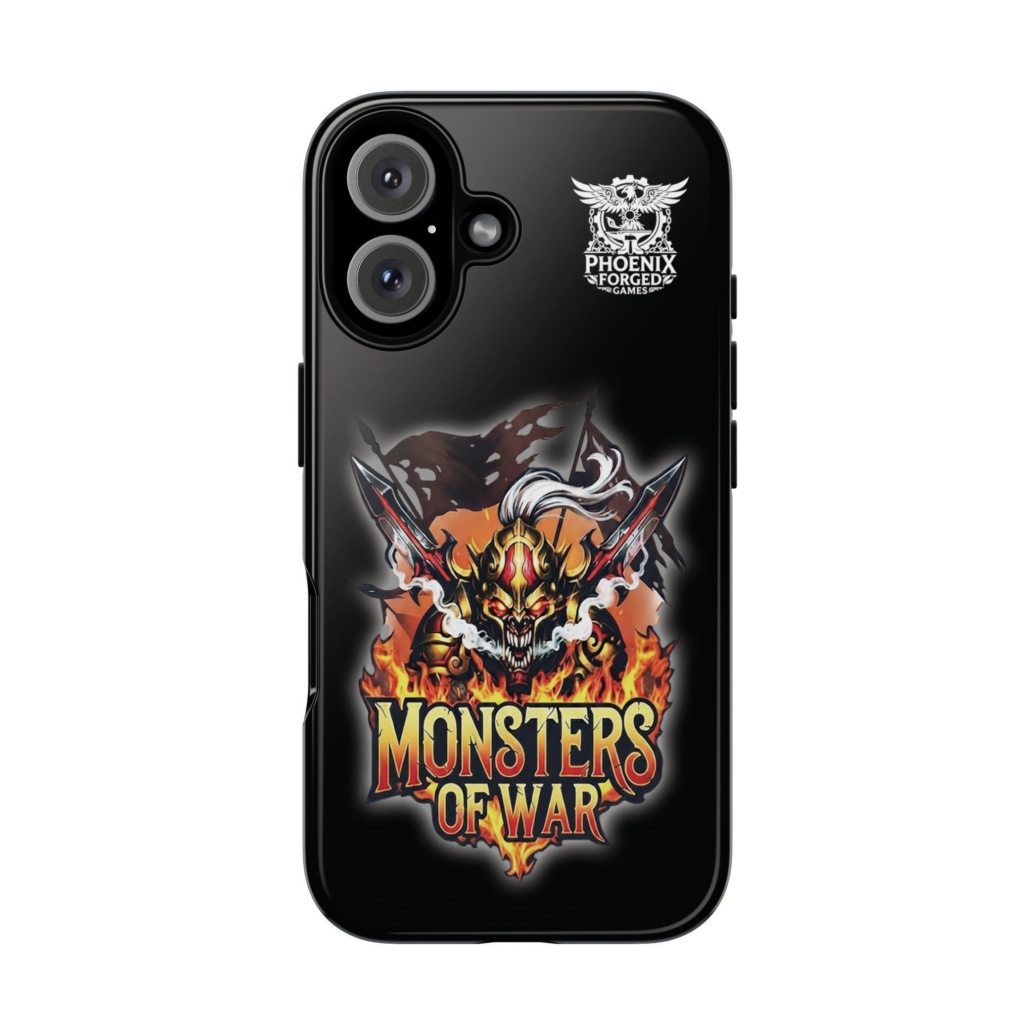 Monsters of War Phone Case – Fiery War Armor Protective Cover