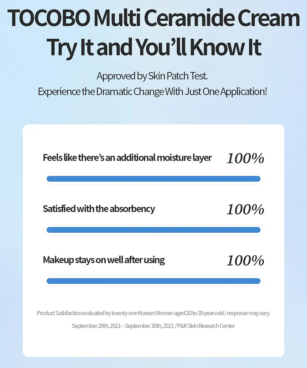Miniature : TOCOBO Multi Ceramide Cream packaging pot bleu