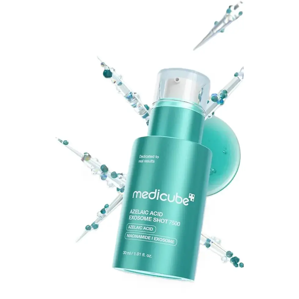 Miniature : Routine de soins coréenne avec le sérum Medicube Azelaic Acid Exosome Shot 7500 de Bom Cosmetik.