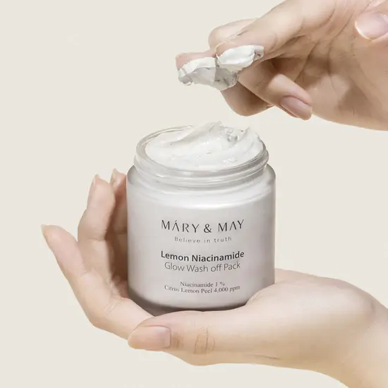 Miniature : MARY & MAY - Lemon Niacinamide Glow Wash Off Pack, 125g