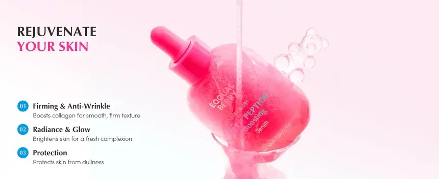 Miniature : sérum peptides NAD plus EQQUALBERRY peau ferme