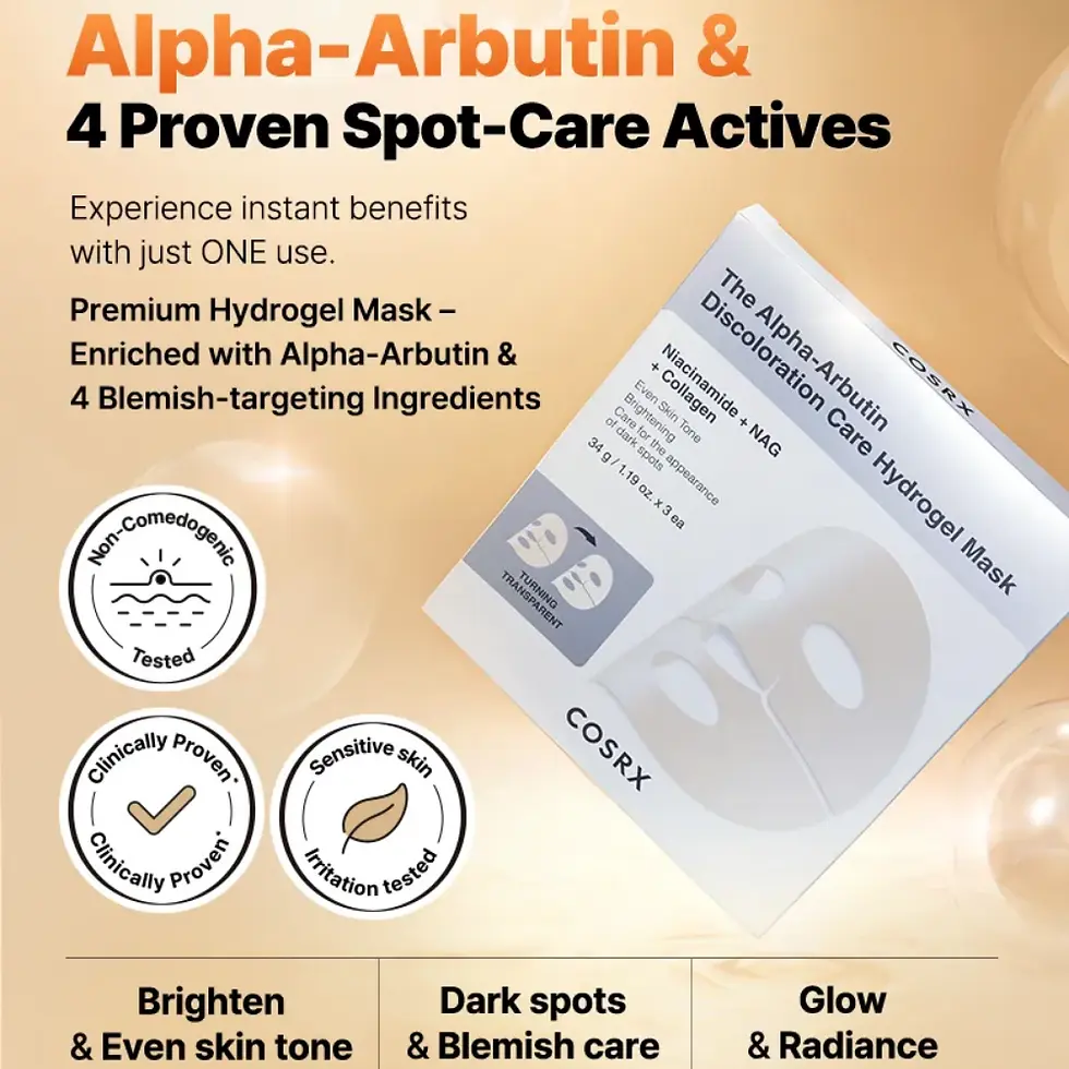 Miniature : Soin visage éclaircissant & hydratant COSRX – masque anti‑taches