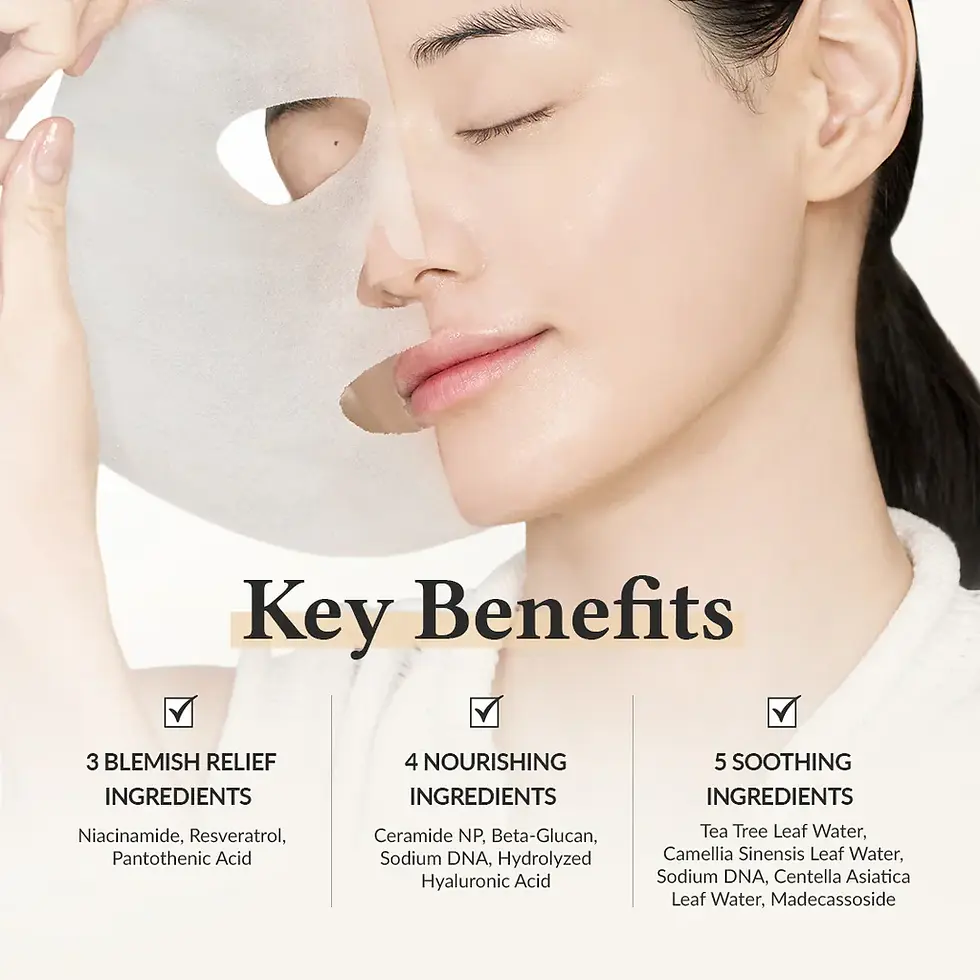 Miniature : Boîte complète du traitement Dr.Althea 345 Relief Cream Mask contenant les 4 masques individuels