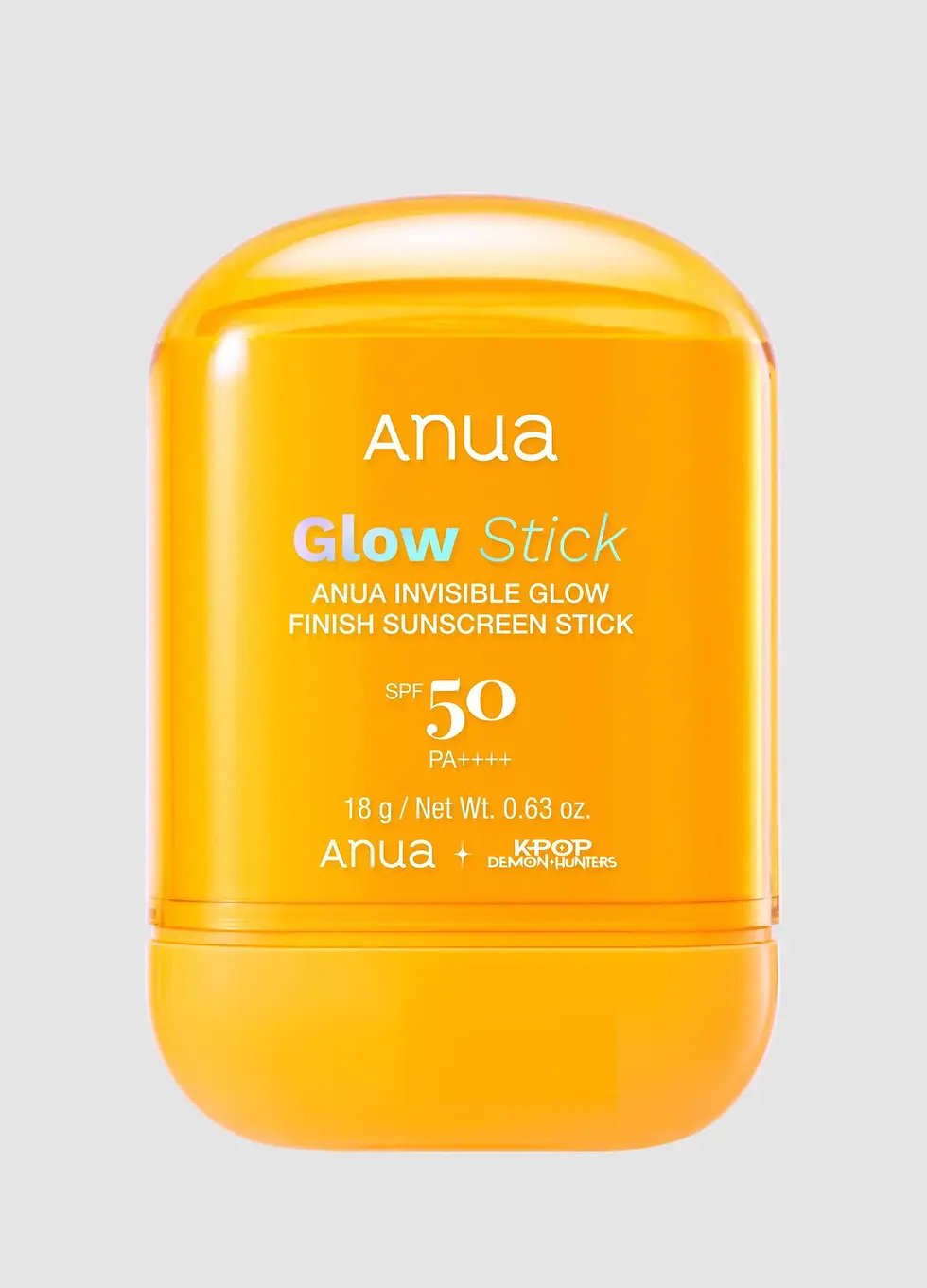 ANUA Invisible Glow Finish Sunscreen Stick 18g packaging face avant
