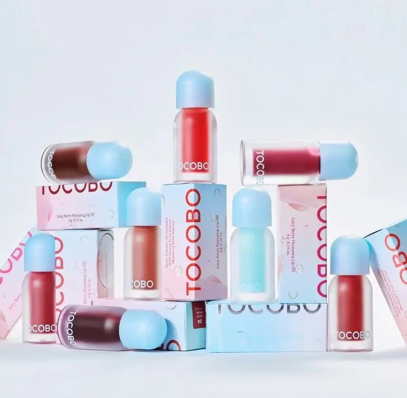 Miniature : TOCOBO Juicy Berry Plumping Lip Oil 11 Honey Lemon rendu brillant translucide lèvres