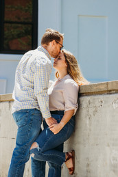 Adventure Couple Session in Downtown Roanoke, VA
