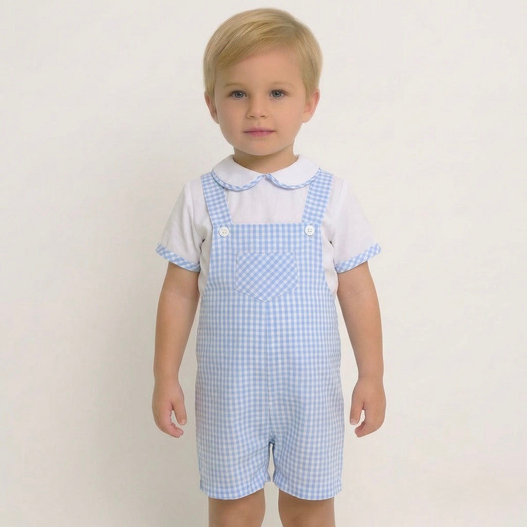 Pikni Blouse and Dungarees Set