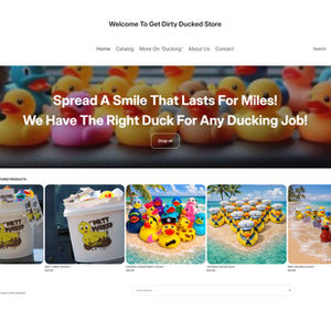 ecommerce website https://getdirtyducked.net/