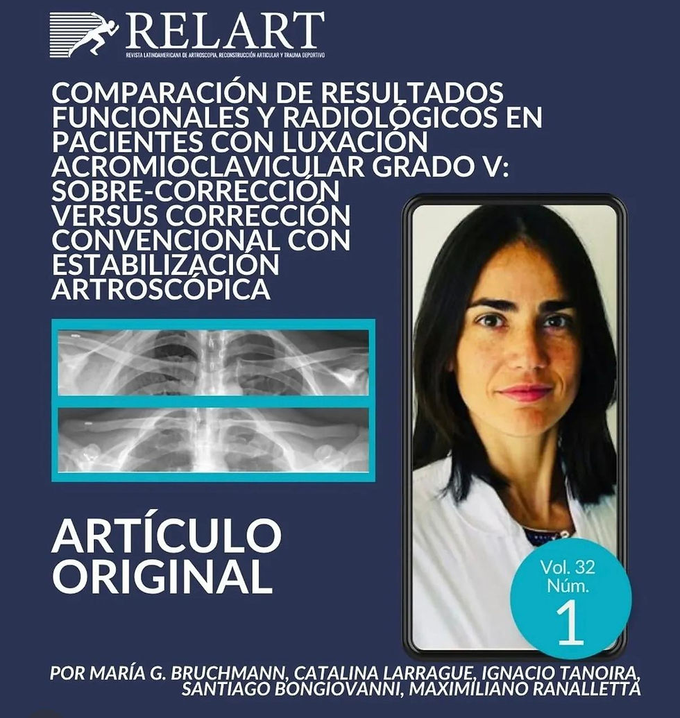 Nuevo trabajo científico publicado en RELART