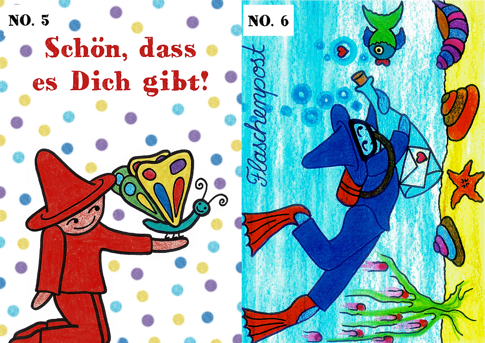Miniaturbild: Postkarten-Set (sortiert) 20 Stück
