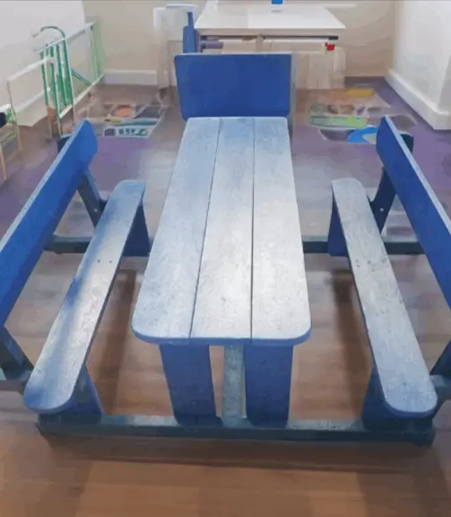 Kiddies Picnic Table  with Back