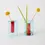 Thumbnail: Reversible Glass Vase - Red/Blue (small)