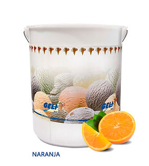 complemento sabor y color al agua naranja