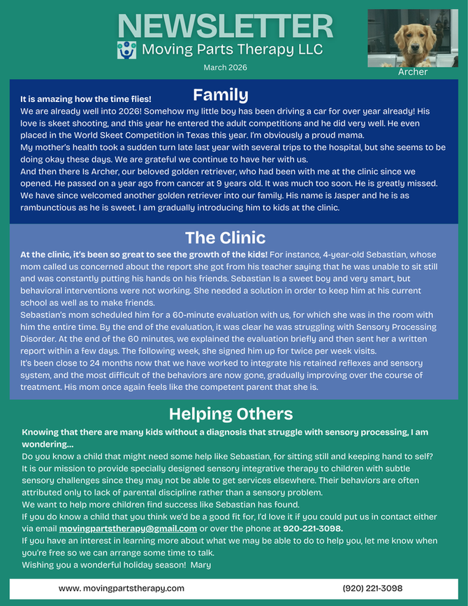 February/March 2026 Newsletter