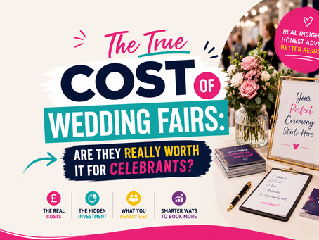 The True Cost of Wedding Fairs : Are They Really Worth It for Celebrants?