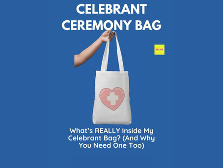 What’s REALLY Inside a Celebrant’s Bag? (And Why It Matters More Than You Think)