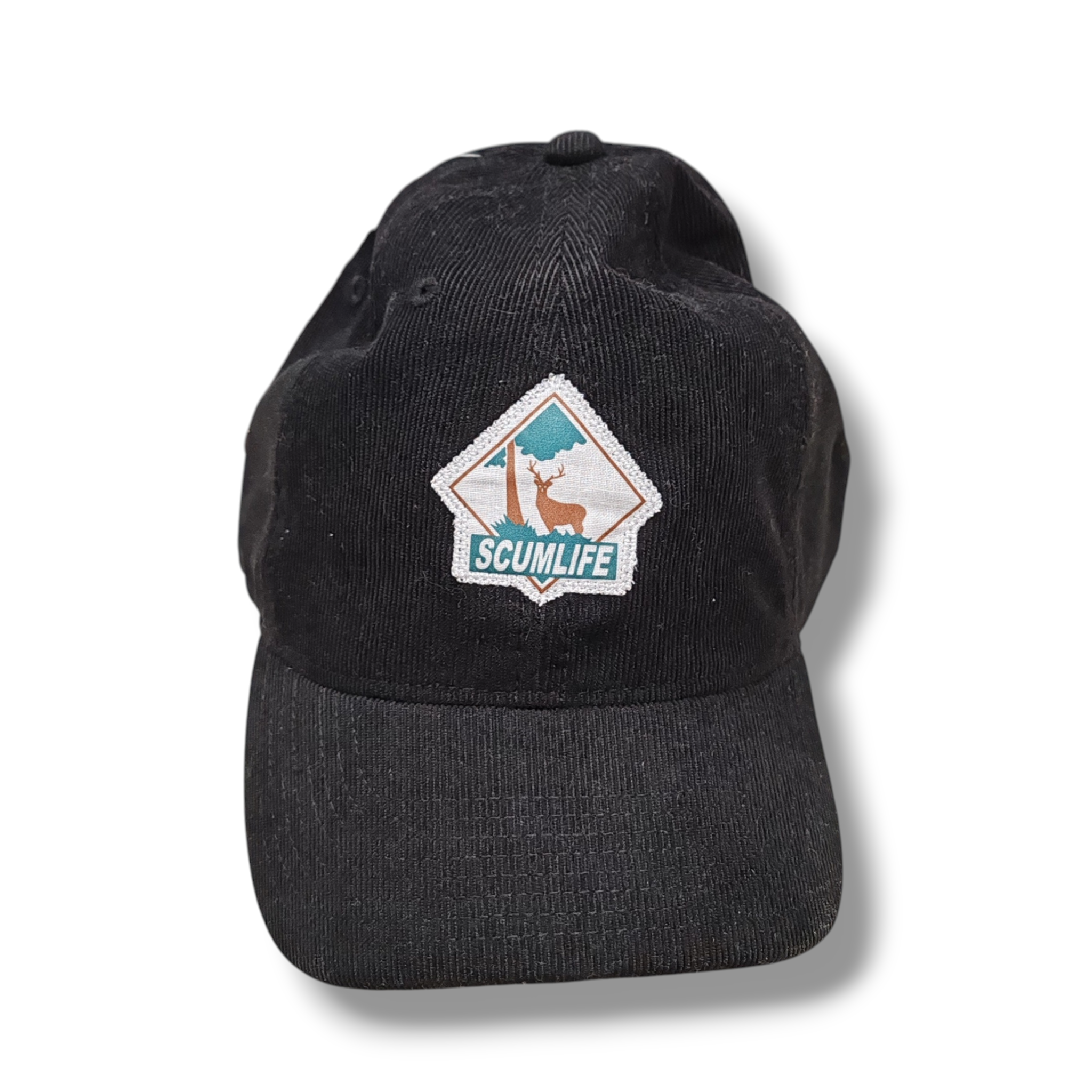 BRACKNELL FOREST CORDUROY CAMPER CAP (BLACK)