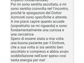"CUSTOMER SATISFACTION" - ossia la"SODDISFAZIONE DEL PAZIENTE"