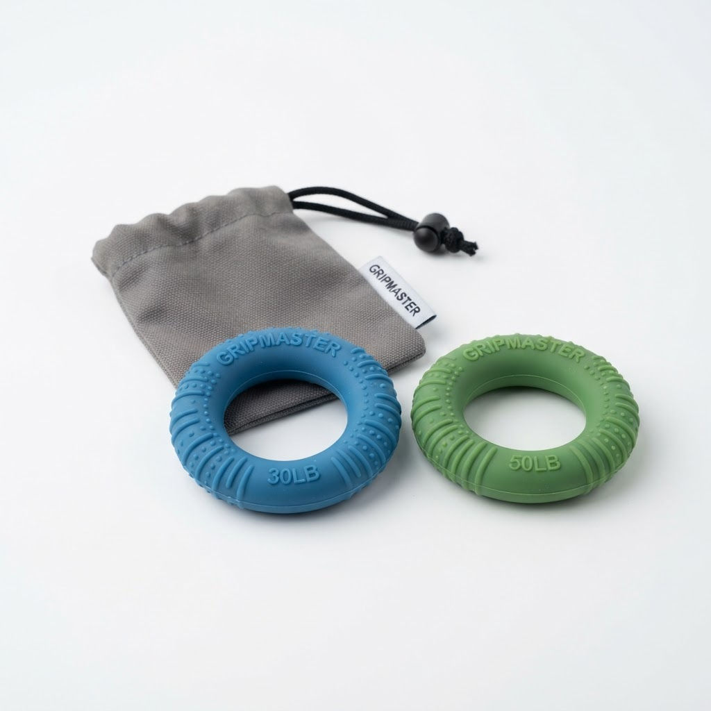 Finger Exerciser Grip Ring Set (2 Pack)