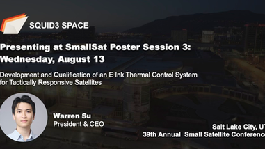 SQUID3 Presents Poster at SmallSat 2025