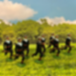2214. Naval Brigade; Running at Trail