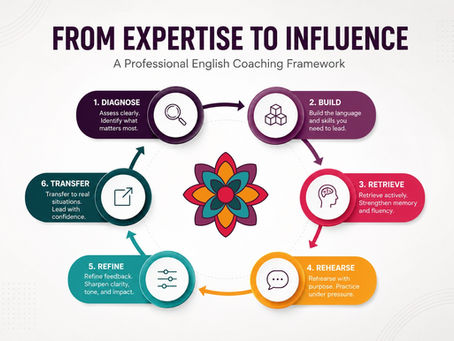 From Expertise to Influence: A Professional English Coaching Framework