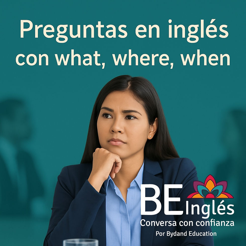 Cómo formular preguntas con “wh” en inglés — afirmativas y negativas