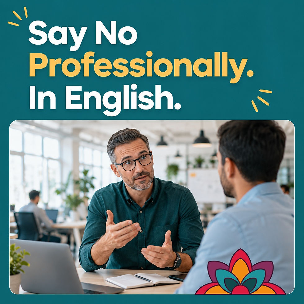 Setting Boundaries in English at Work: How to Say No Professionally