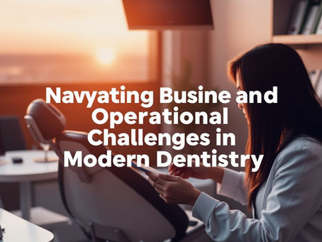 Navigating Business and Operational Challenges in Modern Dentistry