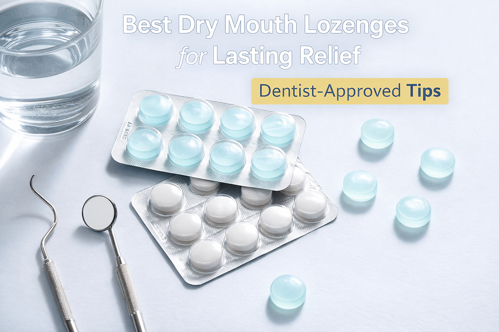 Best Dry Mouth Lozenges for Lasting Relief — Dentist-Approved Tips