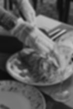 A pasta dish with white truffle