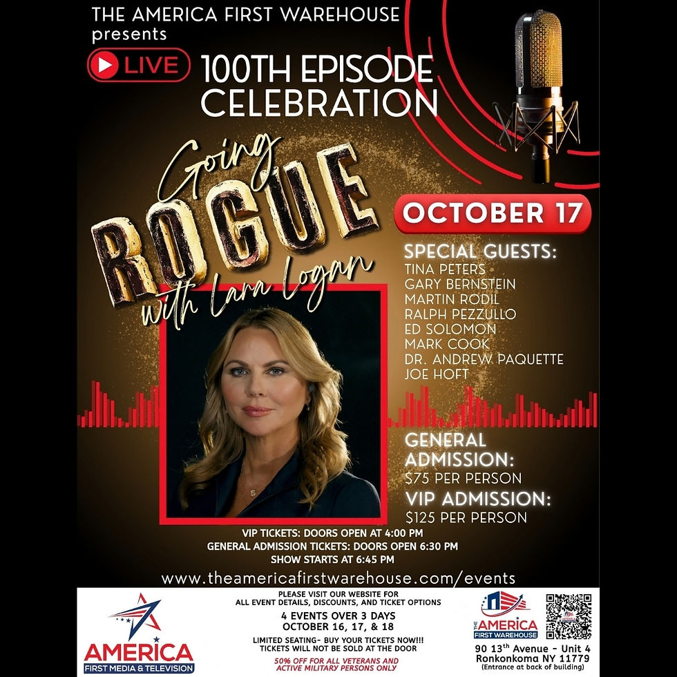 Going Rogue with Lara Logan - 100th Episode Live Podcast Celebration