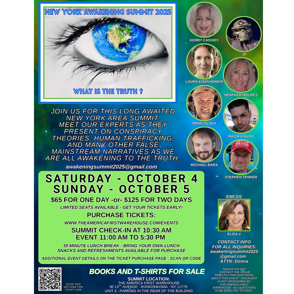 NEW YORK AWAKENING SUMMIT 2025 - October 4th and 5th