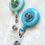 Thumbnail: Badge Reel with Preserved Flowers