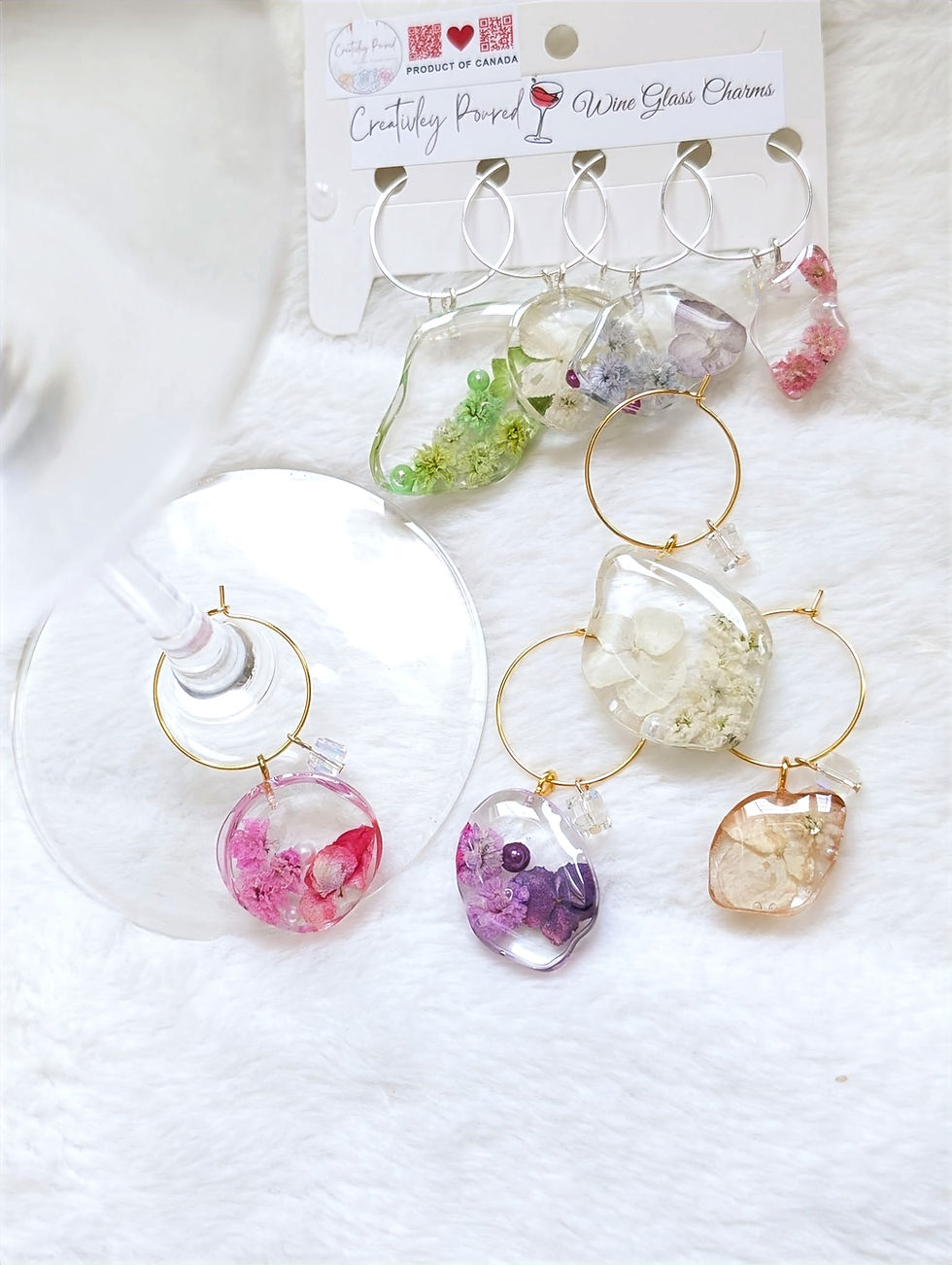 Wine Glass Charms $25