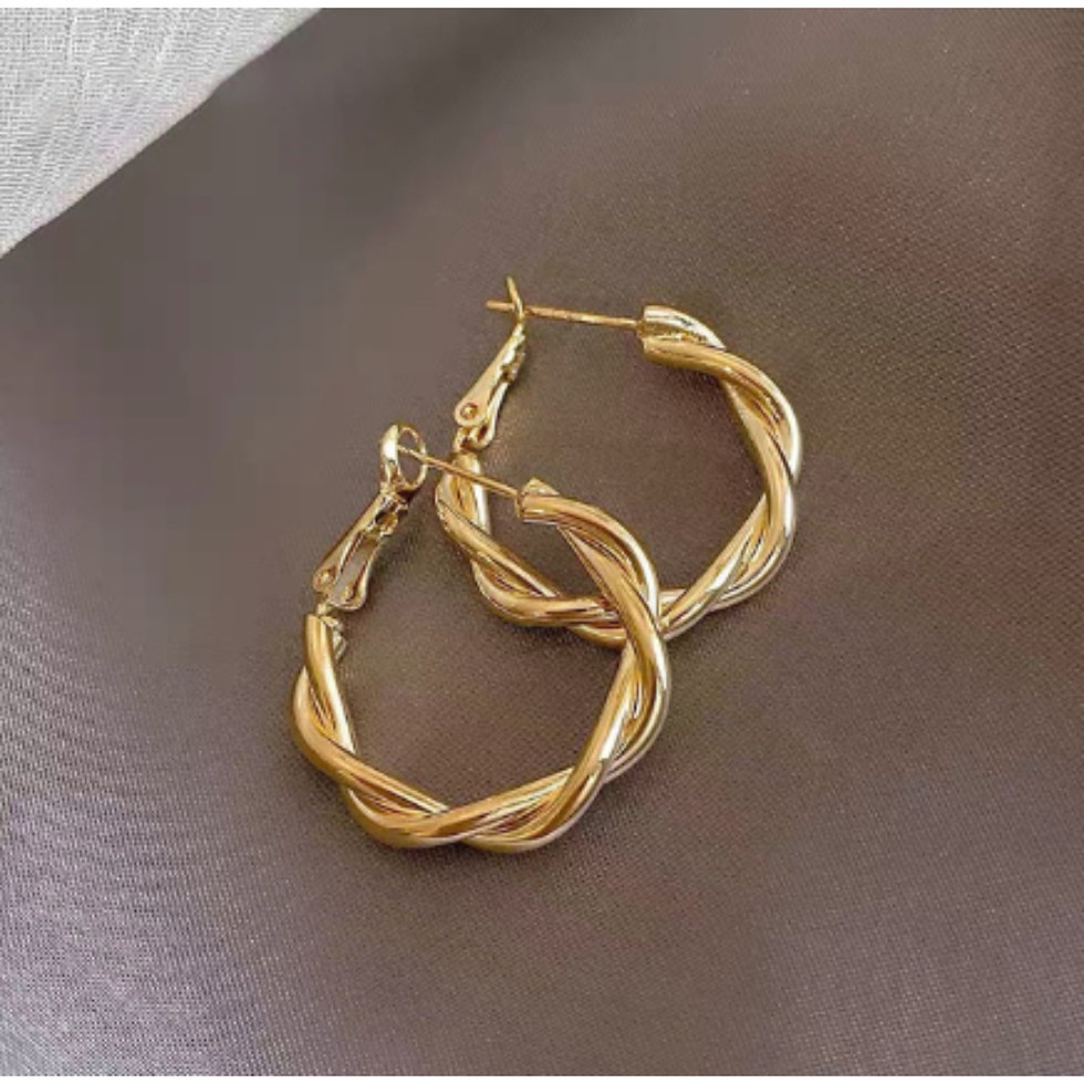 Miniatura: Turn Hoop Earrings