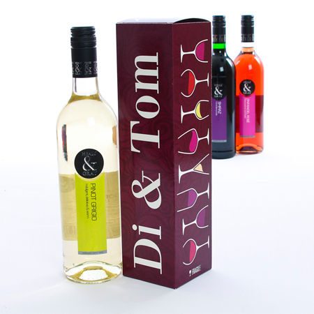 Personalised wine boxes
