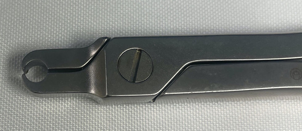 Thumbnail: Synthes 388.409 6mm Holding Forceps w/ Narrow Jaws US125 Orthopedic Neurology