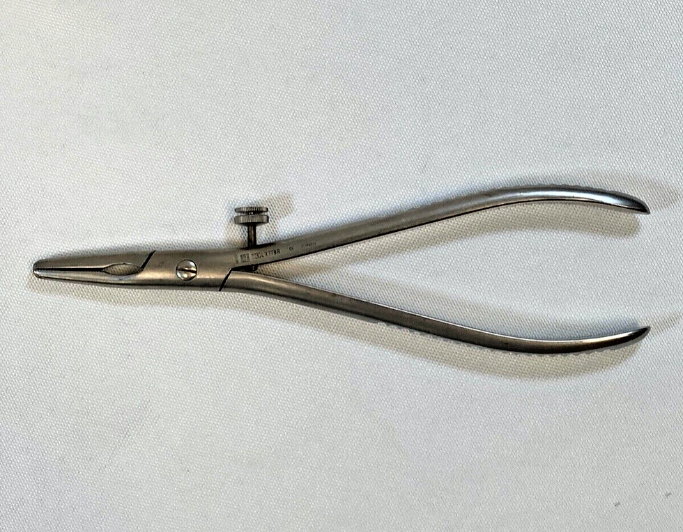 Thumbnail: Aesculap LX178R Kirschner Extraction Pliers 17.8cm (180mm) Orthopedic Trauma