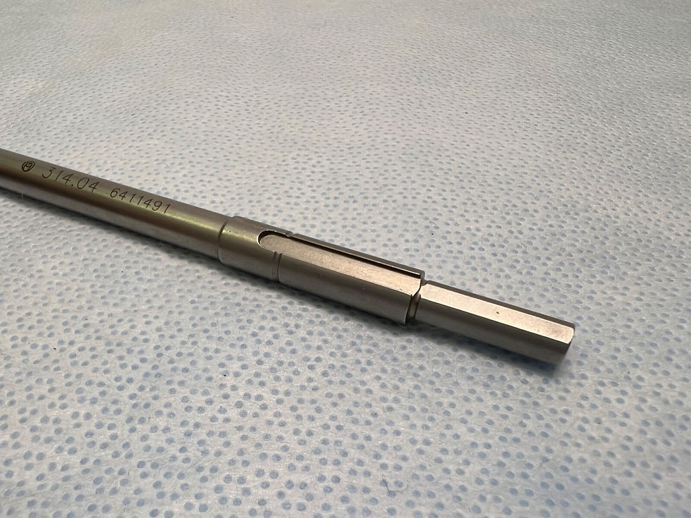 Thumbnail: Synthes 314.04 Hexagonal Driver Shaft 270mm X 4mm US855