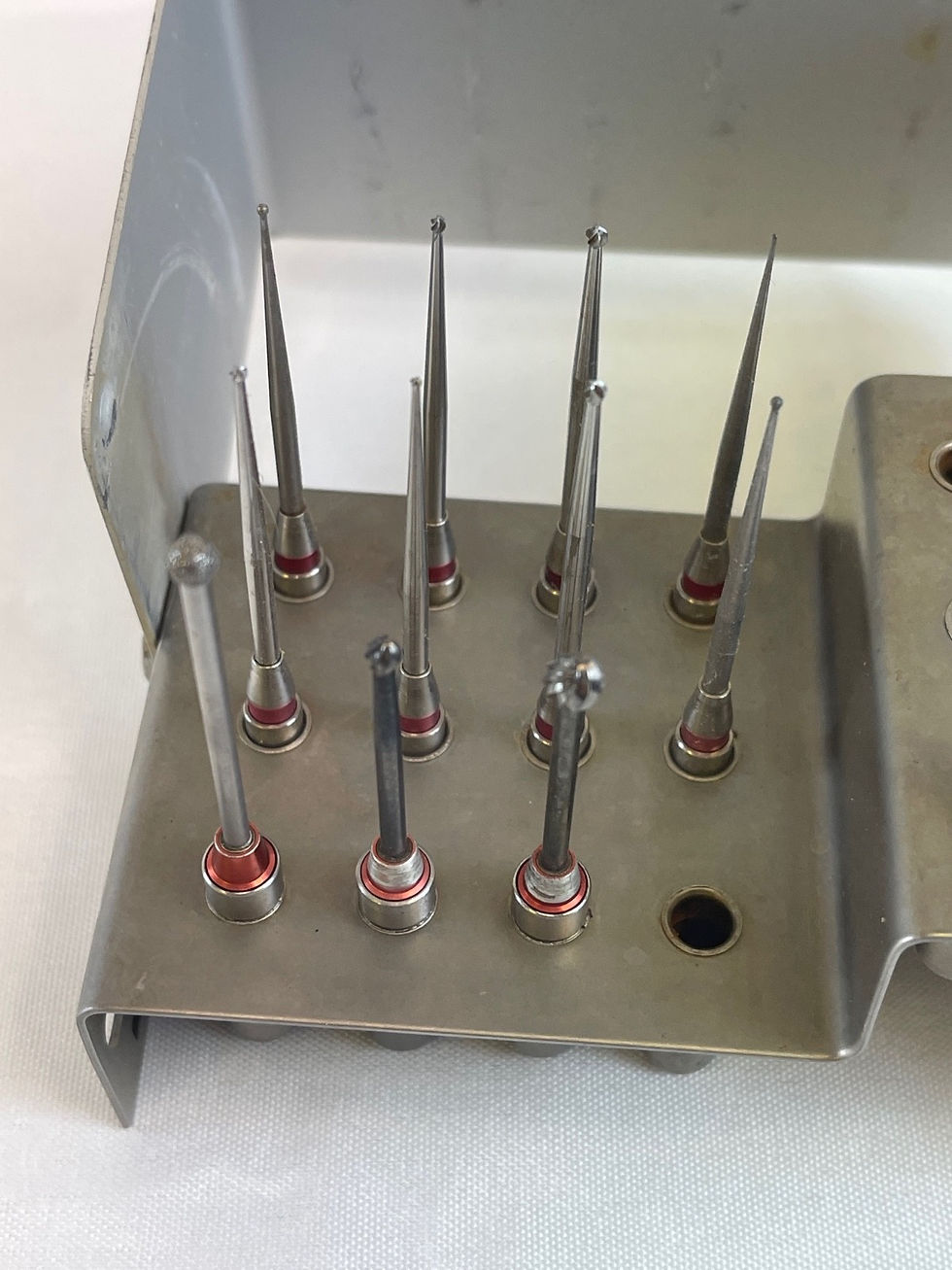 Thumbnail: Hall Zimmer Osteon 5056-07 Burr Rack w/ 5056-11 High Speed Ototome Otology